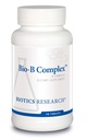 Biotics Raziskave Bio B Complex Visoka moč B-kompleks z Folat in vitamini B2, B6 in B12 za proizvodnjo energije, Podpira Kardiovaskularna funkcija, presnovne poti, zdravje možganov 90 Tabs