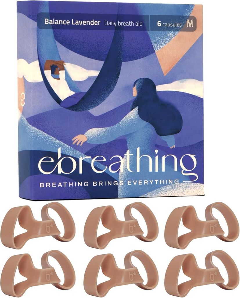 Soft Nasal Dilator za izboljšano dihanje nos (Balance Sivender) - Nasal Dekongestiv, Balance Sive Nasal Dilators – Udobno kot drugi Nasal Dilators (majhni)