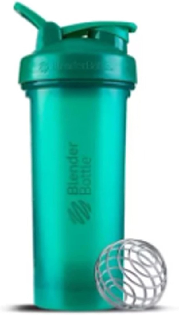 BlenderBottle Shaker steklenička z tablete Organizator in shranjevanje za Protein Powder ProStak System, 22-Ounce, Teal