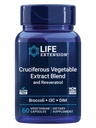 Life Extension Rastlinski ekstrakt & Resveratrol, Brokoli, Zelenjava, resveratrol, Podpira celično zaščito, Gluten-free, Non-GMO, Vegetarian, 60 kapsul