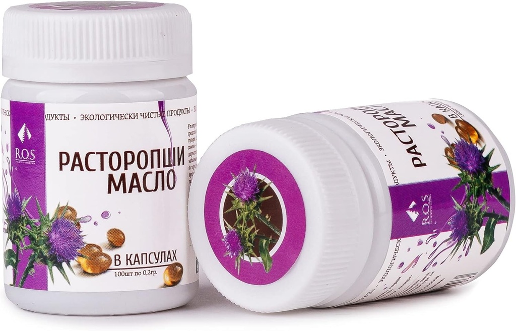 Olje sibirskega mleka 200 kapsul ekstra deviško hladno stisnjeno (2 pakiranji)