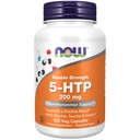 NOW Supplements, 5-HTP (5-hidroksitriptofan) 200 mg, dvojna jakost, podpora nevrotransmiterjem*, 120 Veg kapsul