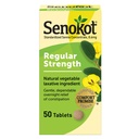 Senokot Redna moč Senna Laksativne tablete Zaprtje Relief za odrasle, 50 število