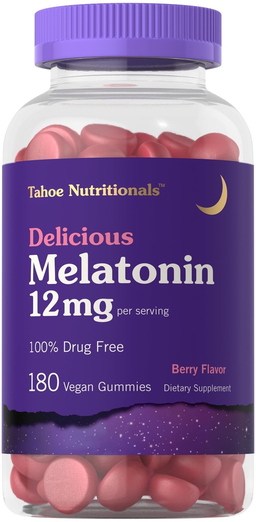 Carlyle Tahoe Nutritionals Melatonin Gumies 12mg 