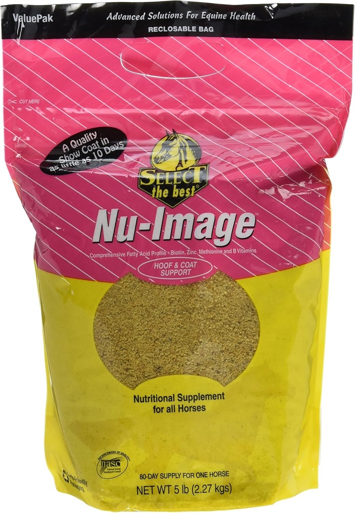RICHDEL 784299040502 Nu-Image Hoof & Coat Podpora za konje, 5 lb