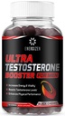 8in1 Testosteron Booster za moške s Tongkat Ali, Fenugreek, Ashwagandha in Magnezij - Izboljšati Libido & Hormonal Balance, Ne GSO Izdelano v ZDA, Črna Cherry, 120 Count Gummies za moške