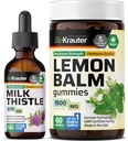 BIO KRAUTER mleko Thistle Tinkture 2 Fl. Oz. & Lemon Balm 60 Gummies