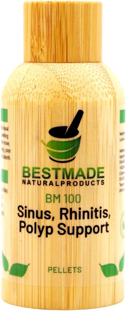 Bestmade Natural Products Suty Nose & Sinus Support BM100 – Nasal Nelagodje, Runny Nose, Sneesing, Srbenje, in Sezonske alergije, 350 Pelleti