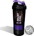Beast Pro Shaker steklenica za proteinske pretrese in pred vadbo 