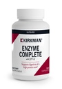 Kirkman - Enzyme Complete/DPP-IV - 120 kapsul - Močna prebavna pomoč - Prebavna encima širokega spektra - hipoalergeni