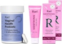 Rael Bundle - Probiotiki Dodatki za ženske, Prebavne encime, Zdravje sečil Tract (30 dnevna oskrba) & Udobje Vulva Gel - pH Balance Feminine Wash (1.7 Fl Oz, Pakiranje 2)