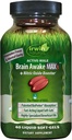 Irwin Naturals Brain Prebudite se Max3 + Ojačevalec dušikovega oksida 60 Liquid Softgel