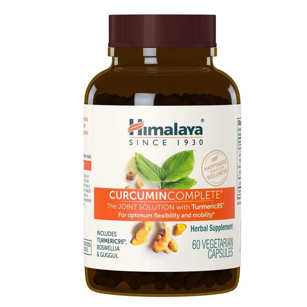Himalaja Curcumin Complete - Herbal Joint Support Supplement with Turmeric Curcumin for Joint Health and Mobility Support, 95% Curcuminoidi - Vegan, Non-GMO, Gluten Free, 60 kapsul