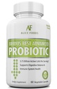 Hitro naravno napenjanje - Bifidus Najboljši napredni probiotik 60 dan + Kombucha vodnik - Premium probiotiki za moške in ženske - za črevesne težave, napenjanje, driska, plin, Bladder, UTI