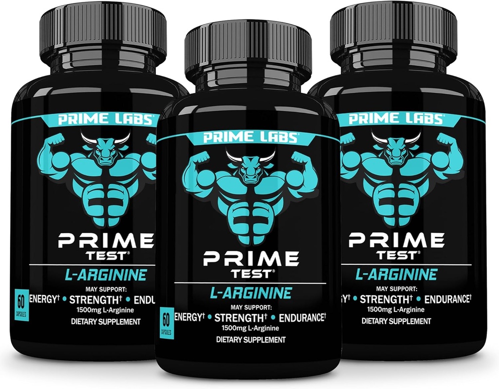 L Arginin dušikov oksid (3 paket) - z L-arginin 1500mg - Podpira pretok krvi, energijo, moč, vzdržljivost