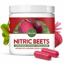 TruWild All Natural Beet Root Powder, Nitric Oxide Booster, 1000mg, Vegan Superfood Kapsula Supplement, Pese Extract Podpira splošno zdravje, zmogljivosti in Stamina, 30 Servings