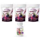 BariatricPal 90-dnevni bariatrični vitamin Bundle (Multivitamin ONE 1 na dan! Kapsula s 45 mg železa in kalcijevega citrata Soft Chews 500mg s probiotiki - divje grozdje)