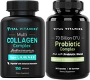 Vitalni vitamini Več kolagenske kapsule + probiotični kompleks