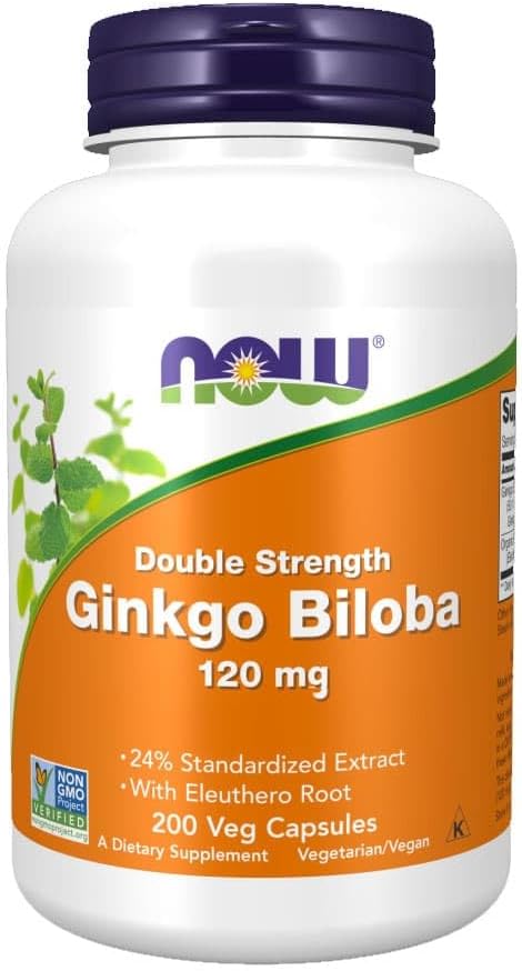 Zdaj hrane Ginkgo Biloba 120mg 200 Vcaps