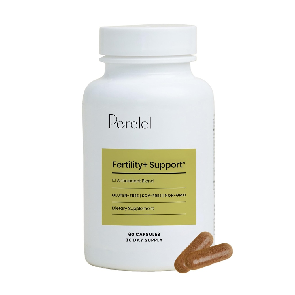 Podpora za plodnost perelela, antioksidant multivitamin s COQ10, N-acetil-L Cistein (NAC) in Açaí Berry, ženski dodatek, soja, mlečni izdelki in gluten brez gensko spremenjenih organizmov, 60 kapsul