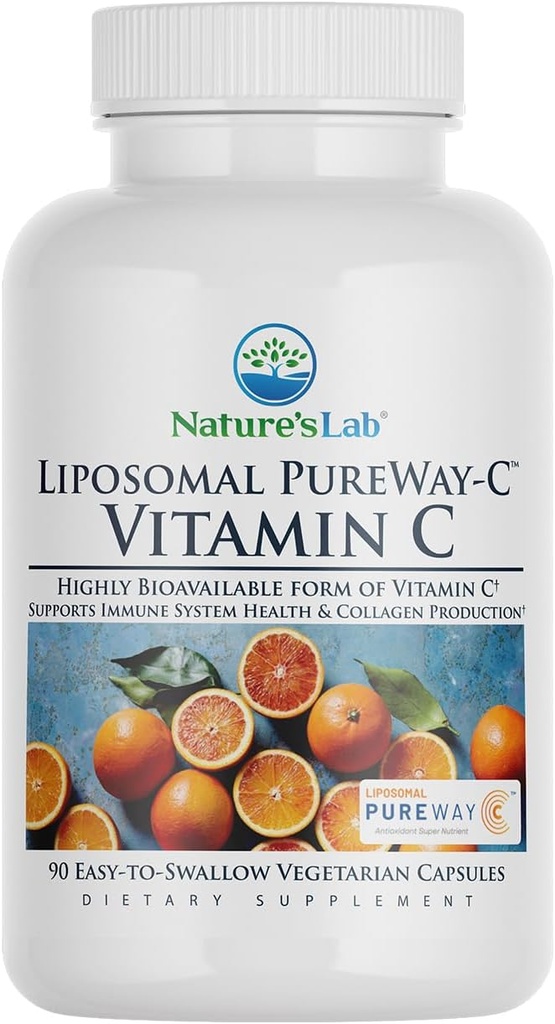 Narava Lab Liposomal PureWay-C® Vitamin C - podpira Imunsko zdravje in proizvodnjo kolagena* - 90 kapsul