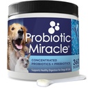 NUSENTIA probiotiki za pse -(360 Scoops)-Probiotični čudež -napredno, vrste specifični probiotiki in prebiotiki ustaviti diarejo, ohlapno orodje, in Yeast-Plus imunske podpore