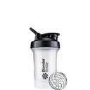 BlenderBottle Classic V2 Shaker steklenička kot nalašč za beljakovinske Shake in pred vadbo, 20-ounce, jasno/črno
