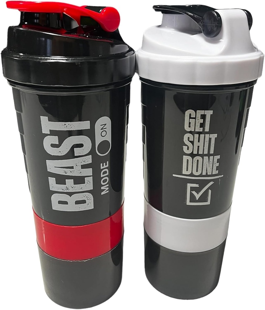 Generična plastenka za stresanje beljakovin - ShakePro16oz BPA-free Shaker Steklenica z leek-Proof shranjevanje za prašek/pills - Idealno za gym in fitnes