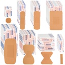 Lounsweer 720 Pcs Raznovrstni Bandages Variety Pack razsutem stanju prvo pomoč Kit ponovno polnjenje potrebščine Fleksibilne tkanine Adhesive dihanje Fingertip Knuckle Spot Bandages Vodoodporne za roke kolena Rana nego Škarje