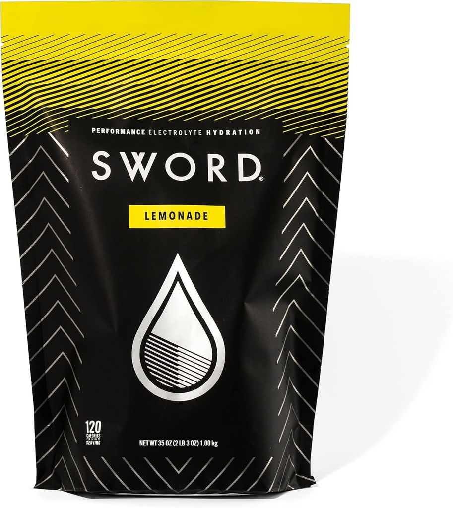 SWORD UČINKOVITOST Elektrolit Replenisher Powder Mix, limonada, 30-Serving Reseable Bag w/Scoop