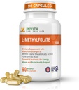 INVITA L-metilfolat (15 mg) - Profesionalna moč aktivni metil Folat - 5-MTHF dodatek za energijo, Mood & Imunska podpora - ne GSO, Gluten prost, brez polnil (15 mg)