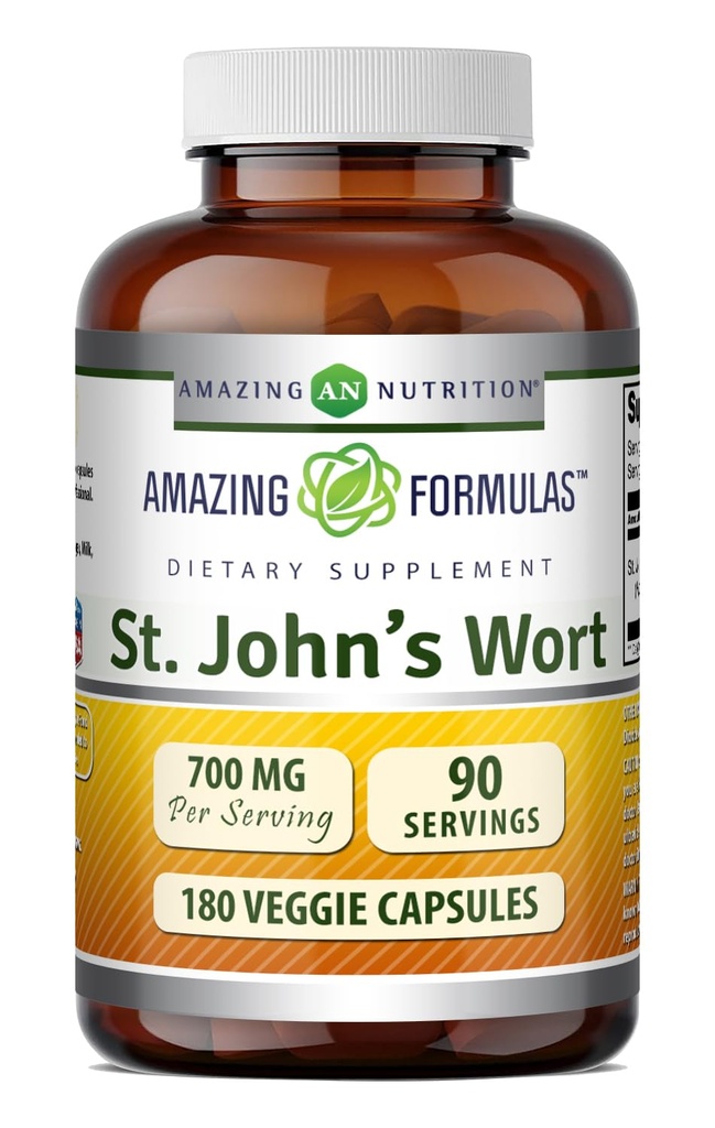 Osupljive formule St. John's Wort Supplement (Hypericum Perforatum Extract) 