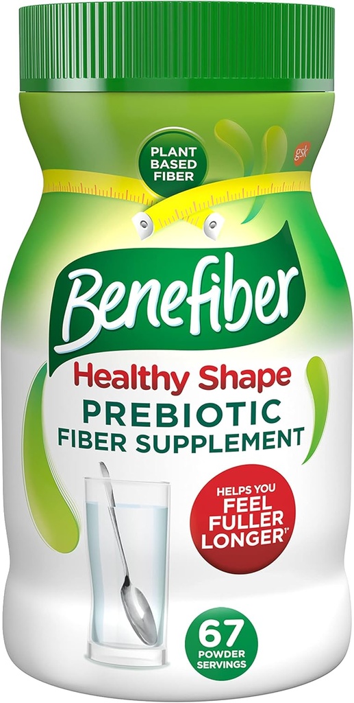 Benefiber Zdrava oblika Prebiotične Fiber dodatek prašek za digestivno zdravje, Daily Fiber prašek - 67 Servings (17.6 Ounces)