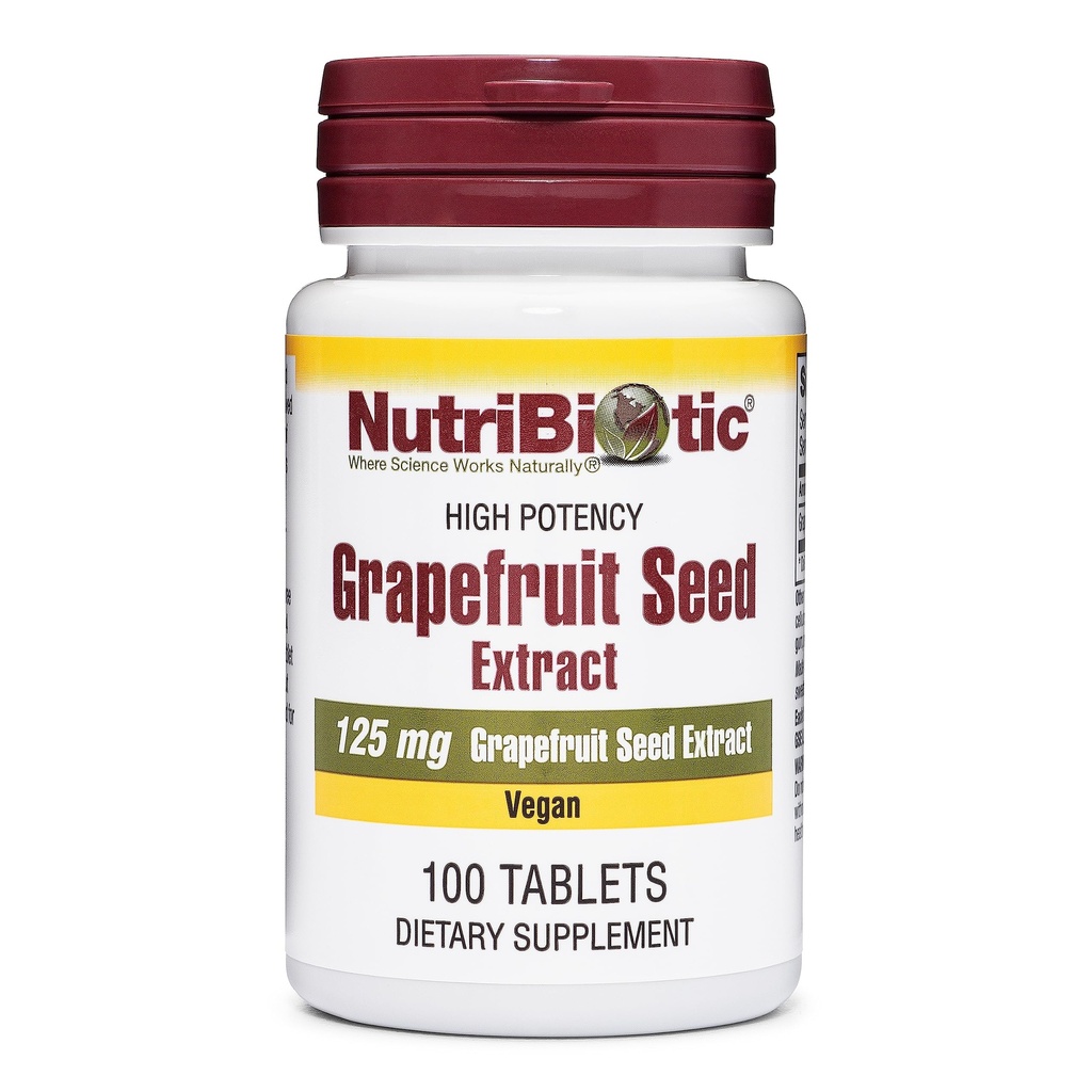 NutriBiotic – Izvleček grenivke Tablete 125mg, 100 Število 