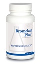 Biotics Raziskave Bromelain Plus Laktoza Brez mleka Prebavna podpora, Podpira zdrave in uravnotežene fiziološke poti, sprostitev mišic in udobje, Bromelain 2500 MCU g, Papain 100 tablete