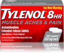 Tilenol 8 ur Mišične bolečine in bolečina Acetamol tablete za bolečine v mišicah in sklepih, 100 ā