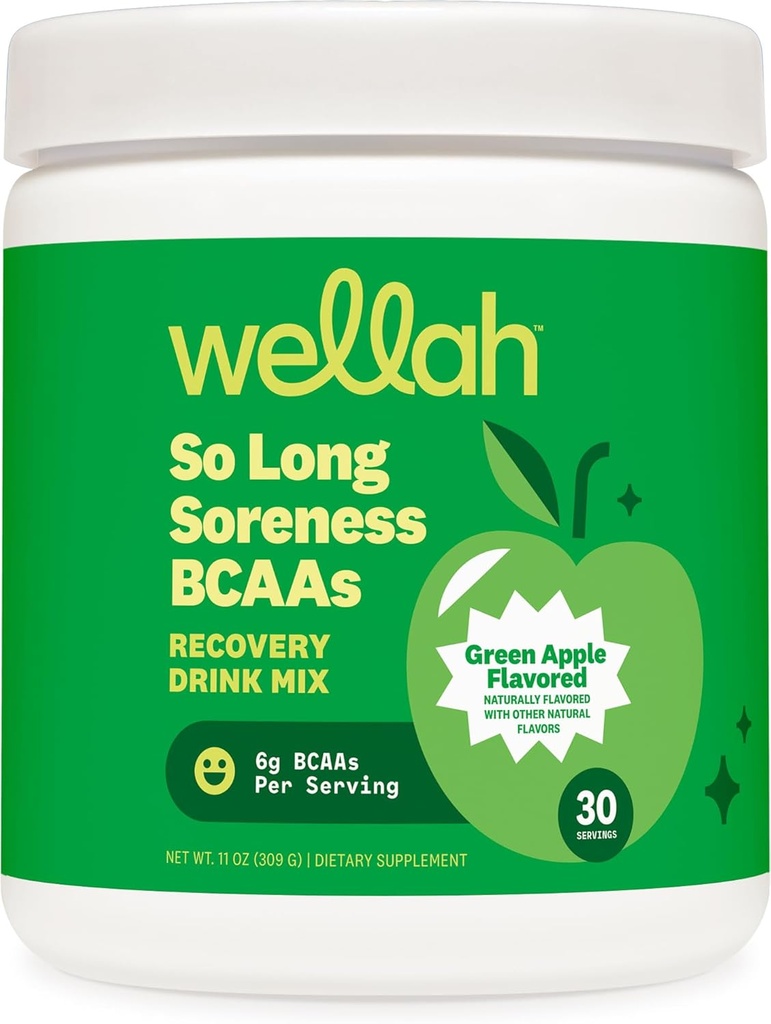 Wellah So Long Soreness BCAA Powder (zeleno jabolko arome) 30 Serving - s hidracijskim kompleksom