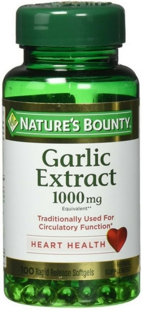 Bounty česen narave 1000 mg hitra sprostitev 100 Brezodbojni softgels