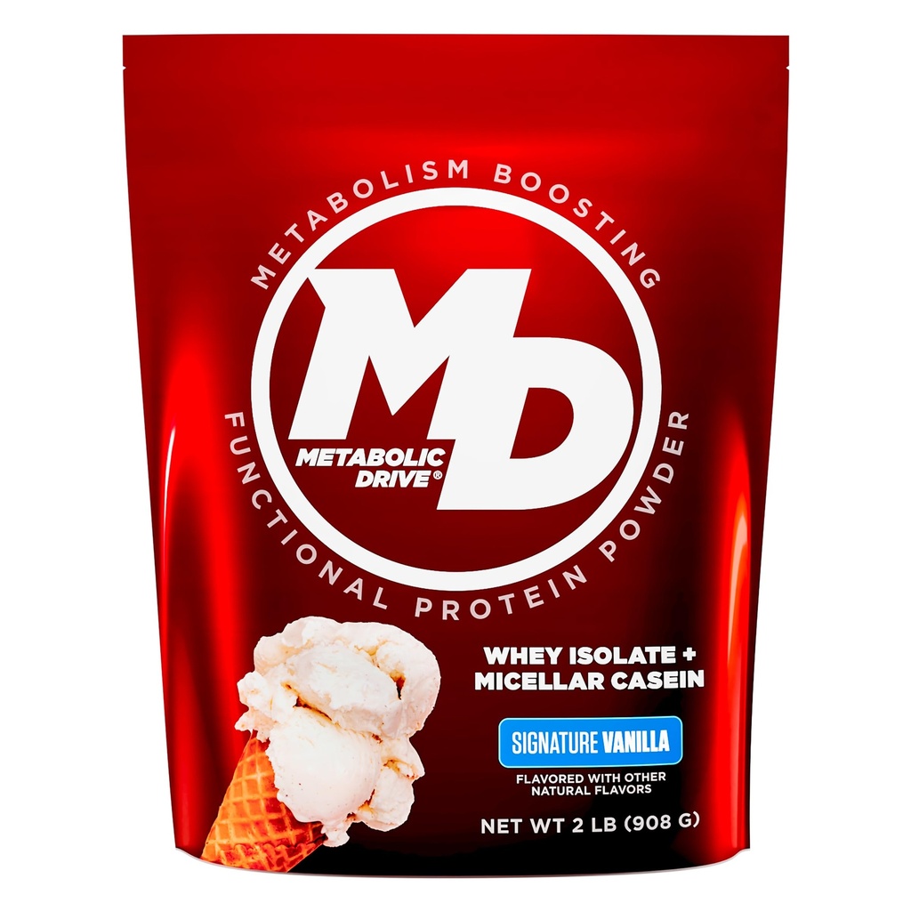 Biotest Metabolic Drive Protein - Low-Carb Flavor-Bomb, 20 Serving - sirotkin izolat + micellar kazein - podpis Vanilla