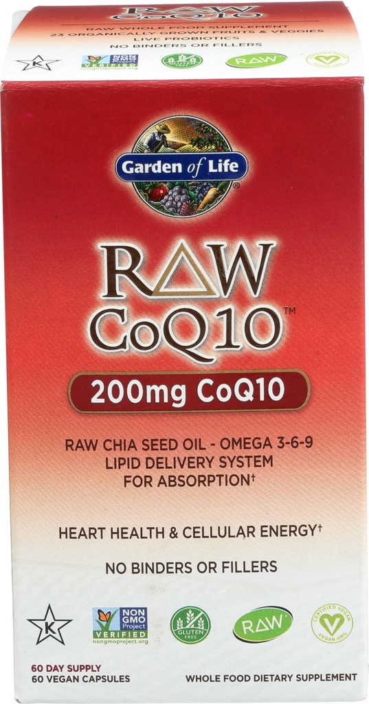 Vrt življenja Raw Coq10, 60 Ct