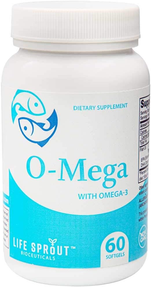 O-Mega z EPA/DHA Enteric Omega-3 maščobnimi kislinami - 60 kapsul