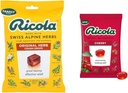 Ricola Original Natural Herb Cough Supresant Throat kapljice, 45 Kapljice, Boji kašelj Seveda, Soothes Throats, Seveda Pomirjujoče Relief & Češnjevo grlo kapljice, 45 Število