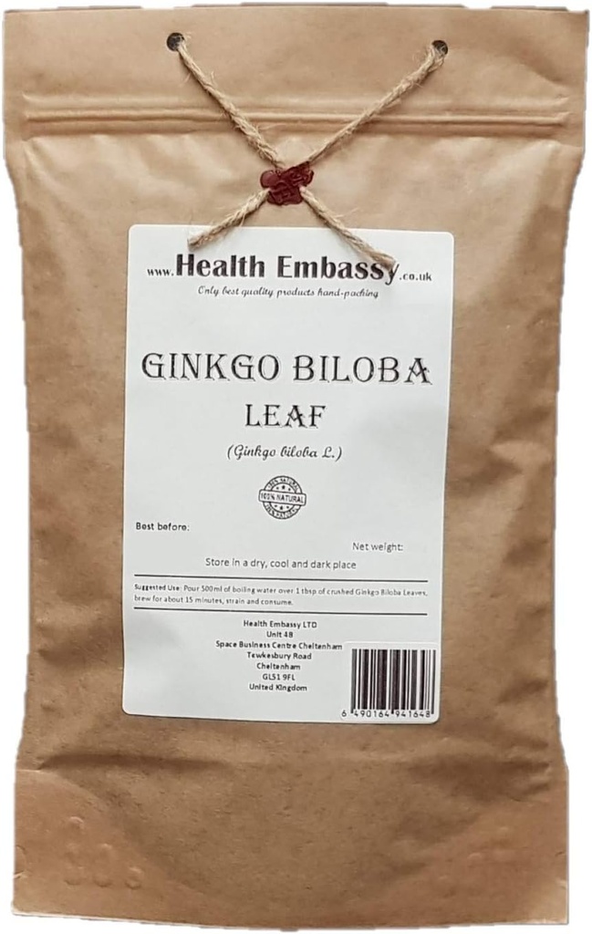 Veleposlaništvo Ginkgo Biloba Leaf 