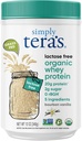 preprosto tera je laktoza brez organskih sirotkinih beljakovin v prahu - laktoza brez, vanilija, 20g beljakovin na serviranje, ne-GMO, Gluten-free, rBGH-free, Košir - 12 Oz.
