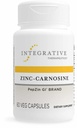 Integrativna terapevtska zdravila Cink-karnozin - digestivna podpora in podpora za zdravje črevesja* - GI Tract Support* - podpira Imunsko zdravje* - Easy-to-Swallow - Vegan, Gluten-free & Dairy-free - 60 kapsul (60 postrežb)