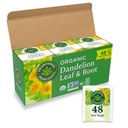 Tradicionalni Medicines Tea, Organic Dandelion Leaf & Root, Podpira delovanje ledvic in zdravo prebavo, 48 Tea Bags (3 pakiranje)