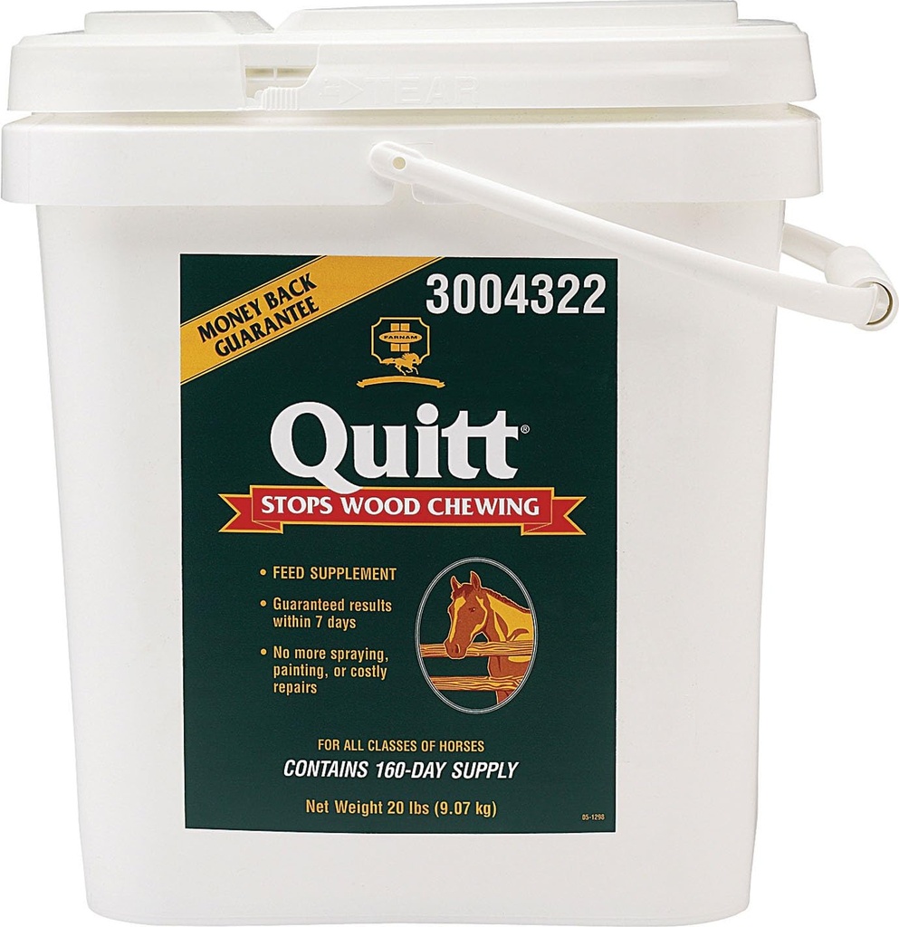 Farnam Quitt Chewing dodatek za konje, 20-pound