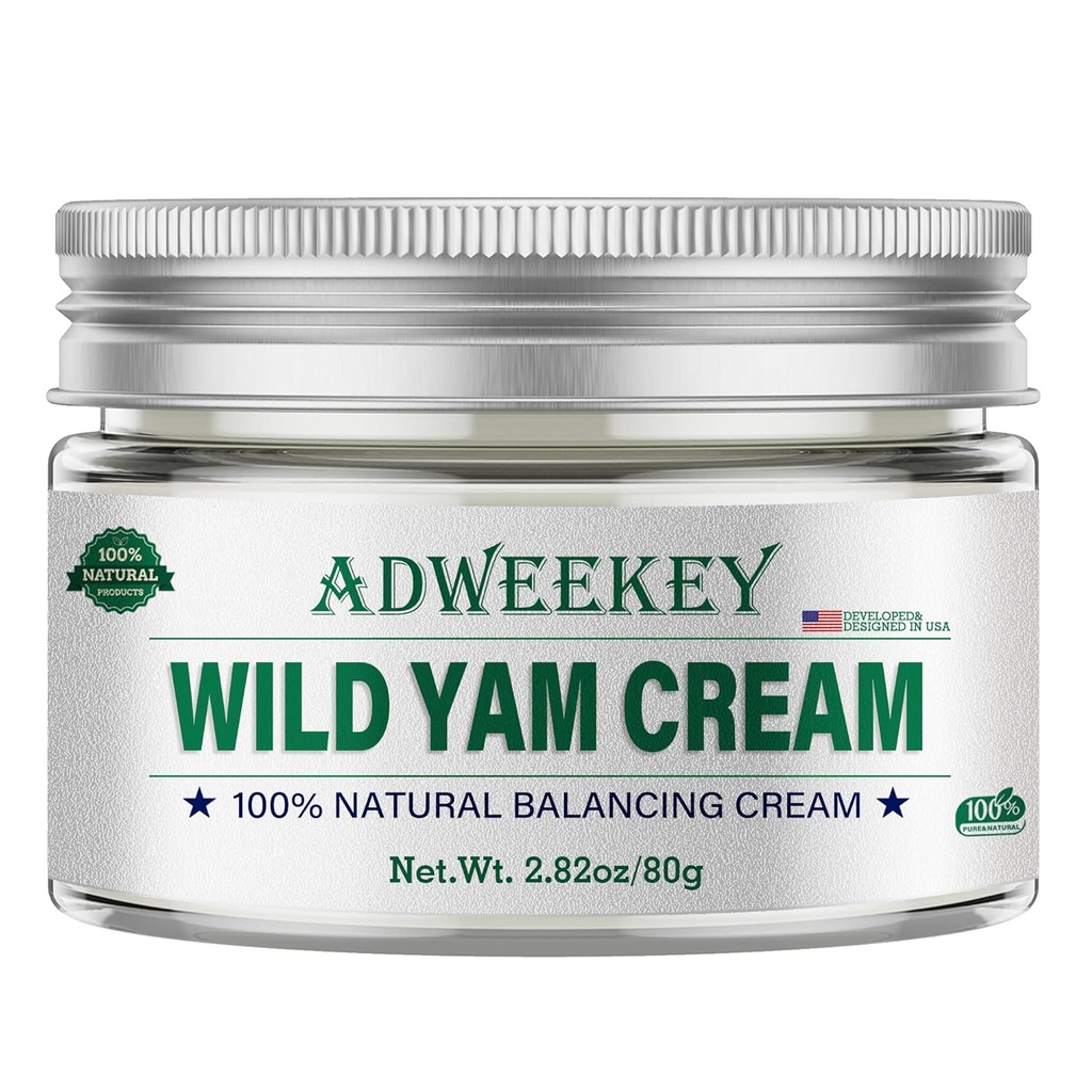 Wild Yam Cream za Hormone Balance, Avstralija Skincare Expert & Global Health Scholars Priporočena recept - Menopause & Menstrual podpora, kot so vroče Flash, nočno potenje, Nestabilni Mood