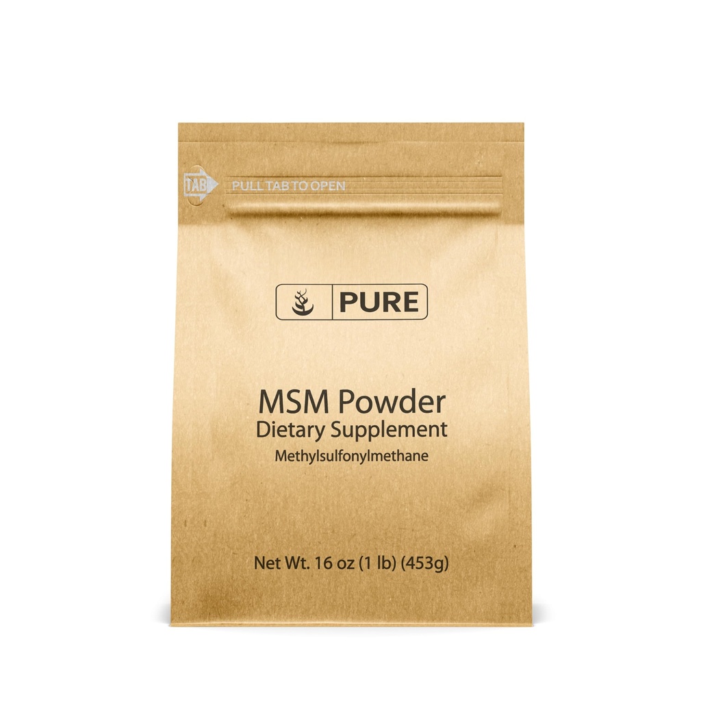 PURE POREKLA SESTAVINE metilsulfonilmetan (1lb) MSM, prehranska dopolnila naravnega žvepla