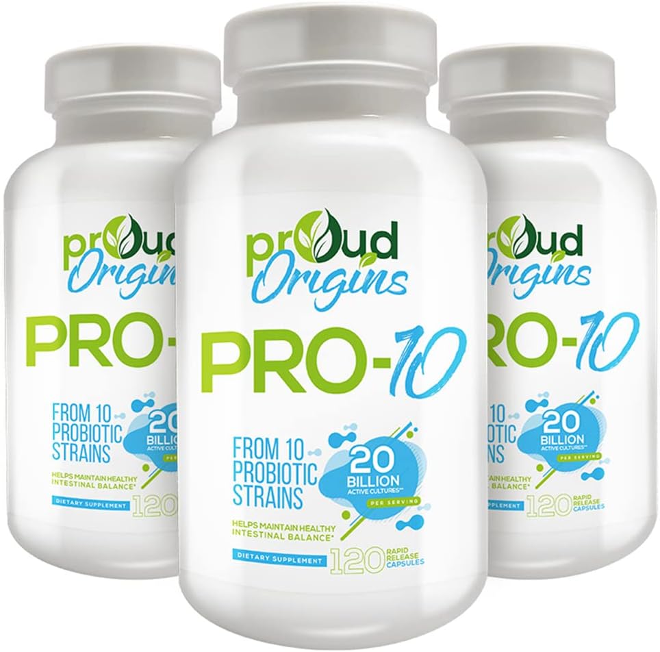 Pro-10, probiotik 20 milijard, 120 kapsul, pakiranje po 3